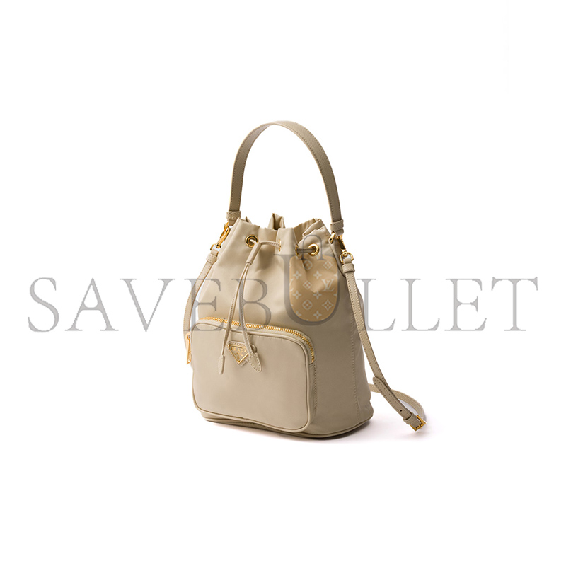 PRADA DUET RE-NYLON BUCKET BAG 1BH038 (22.5*17.5*12cm)
